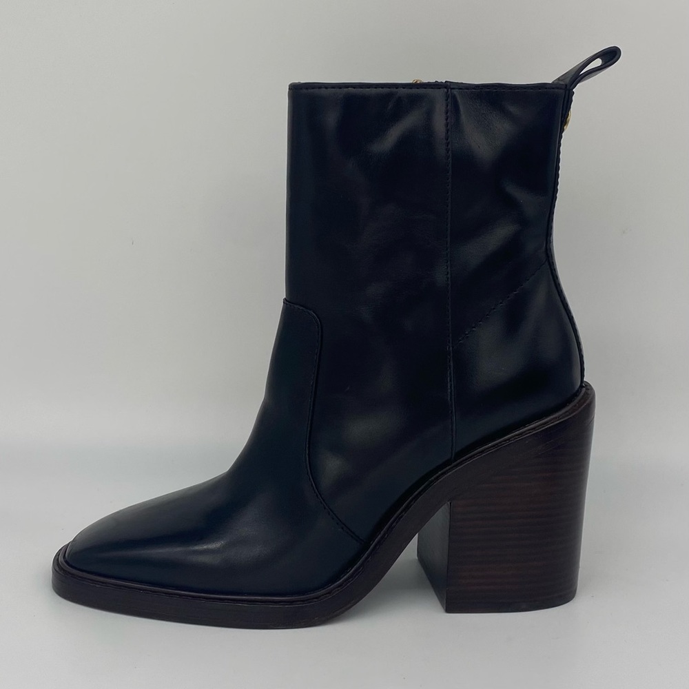 Tory Burch Heeled Ankle Boot in Perfect Black NWOT - Picture 9 of 14